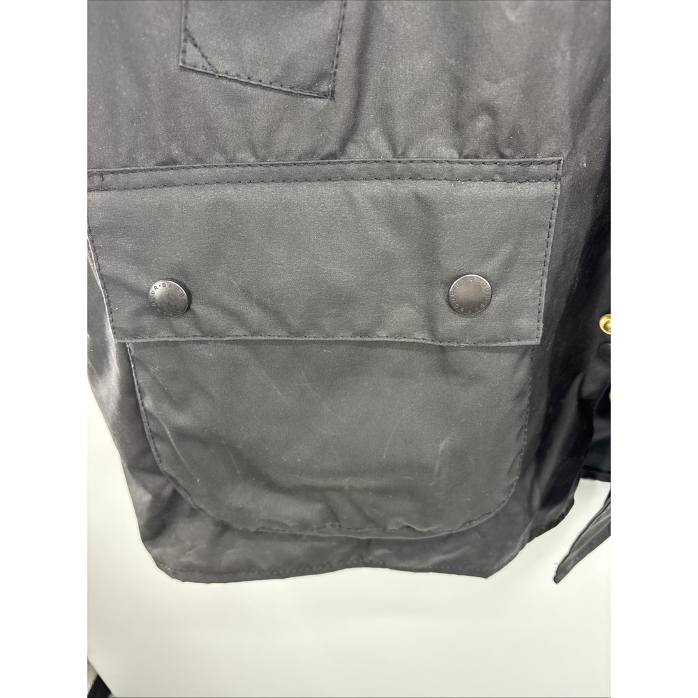 Barbour Bedale Thornproof Vintage A104 Black C48 Jacket Waxed Special Edition‎ - Picture 11 of 16